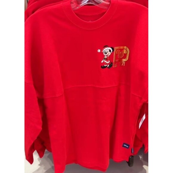 2025 Walt Disney World Parks Christmas Santa Mickey Spirit Jersey Shirt Pluto - Picture 2 of 5